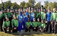 Spring Valley High School band student leader team, Columbia, South Carolina
