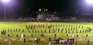 Whitesboro High School Band in a performance which earned them sixth place in the Texas State Marching Contest, 2004.